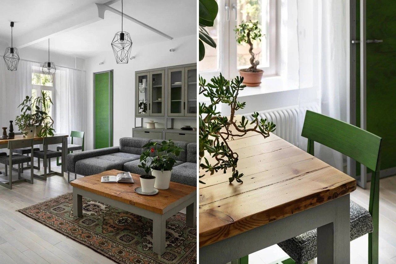 Мебель в рогожке Bubbles в проекте MyFlat 4.0