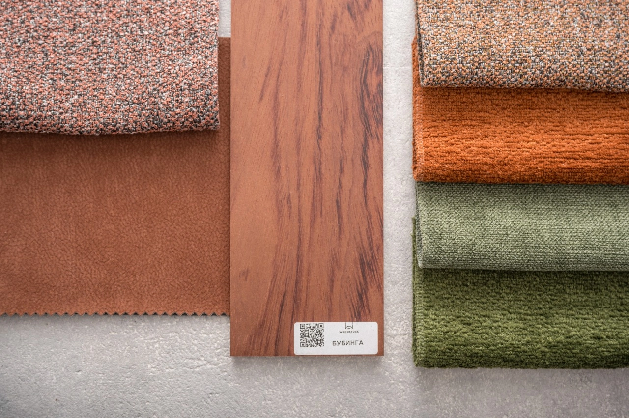 Дерево + текстиль в нашем шоу-руме!