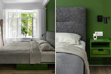 Мебель в рогожке Bubbles в проекте MyFlat 4.0